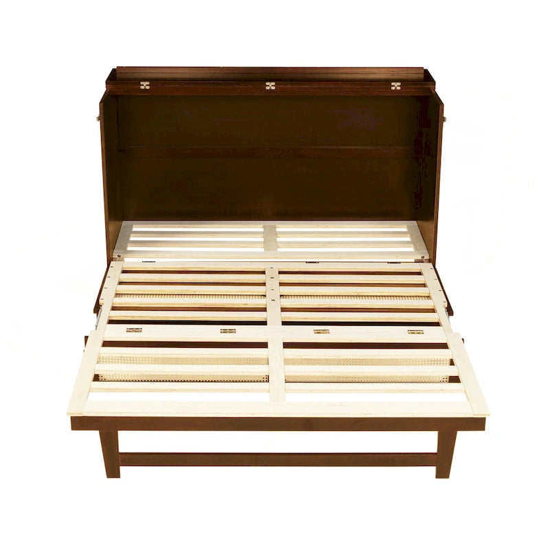 Lit escamotable Queen Size polyvalent avec fonction de rangement