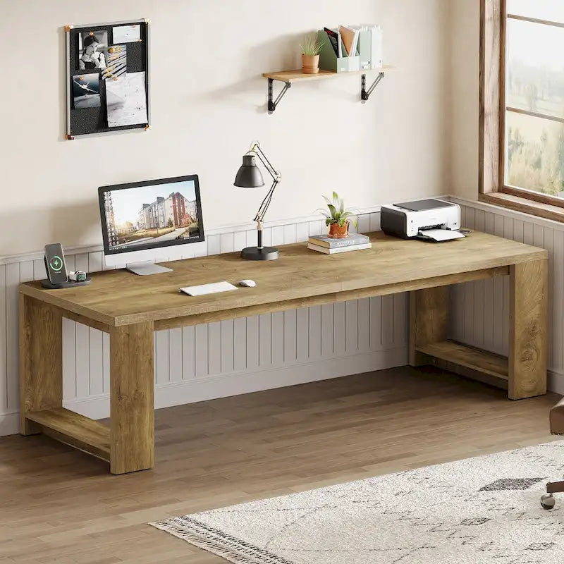 Bureau extra long Table de travail Bureau grande station de travail
