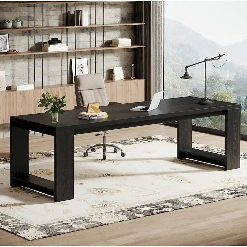 Bureau extra long Table de travail Bureau grande station de travail