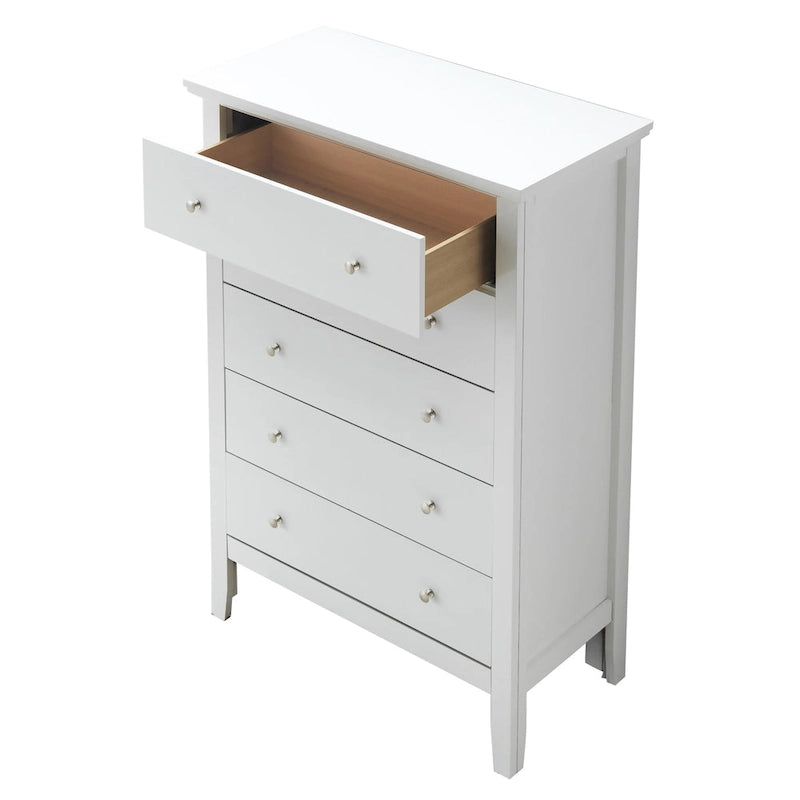 Commode de chambre à 5 tiroirs