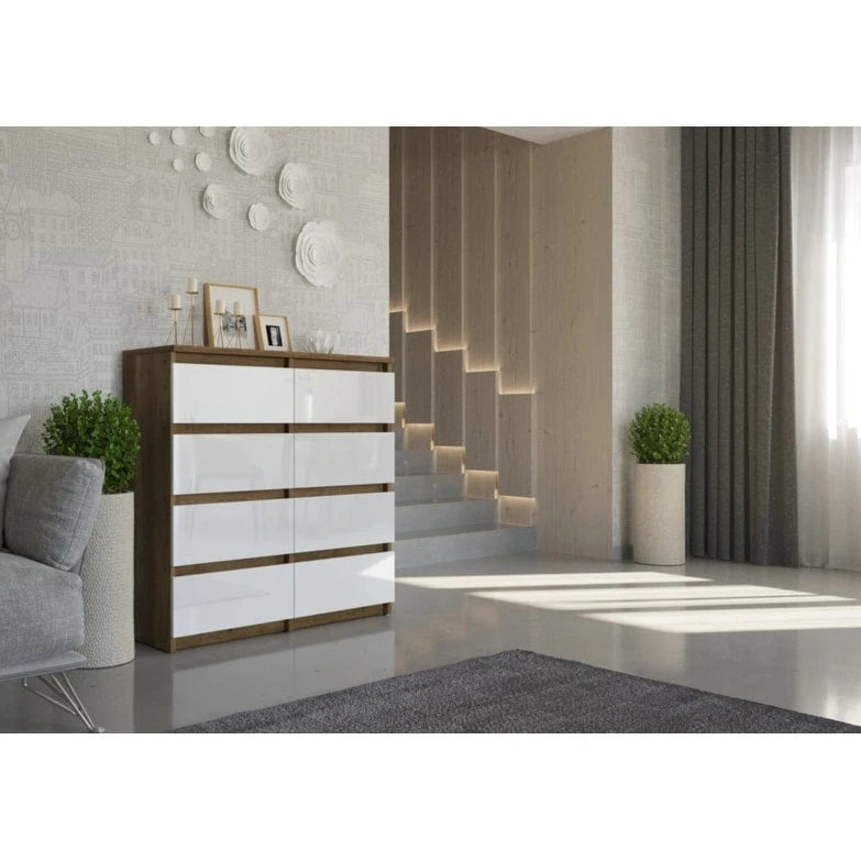 Commode de chambre à 8 tiroirs