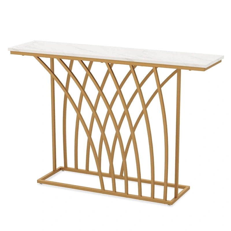 Console moderne, table d'appoint, table d'entrée longue