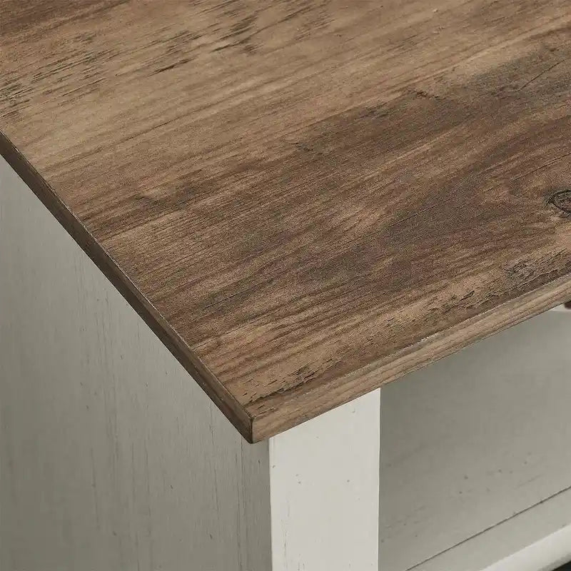Meuble TV de 152 cm pour téléviseurs jusqu'à 178 cm avec cheminée électrique