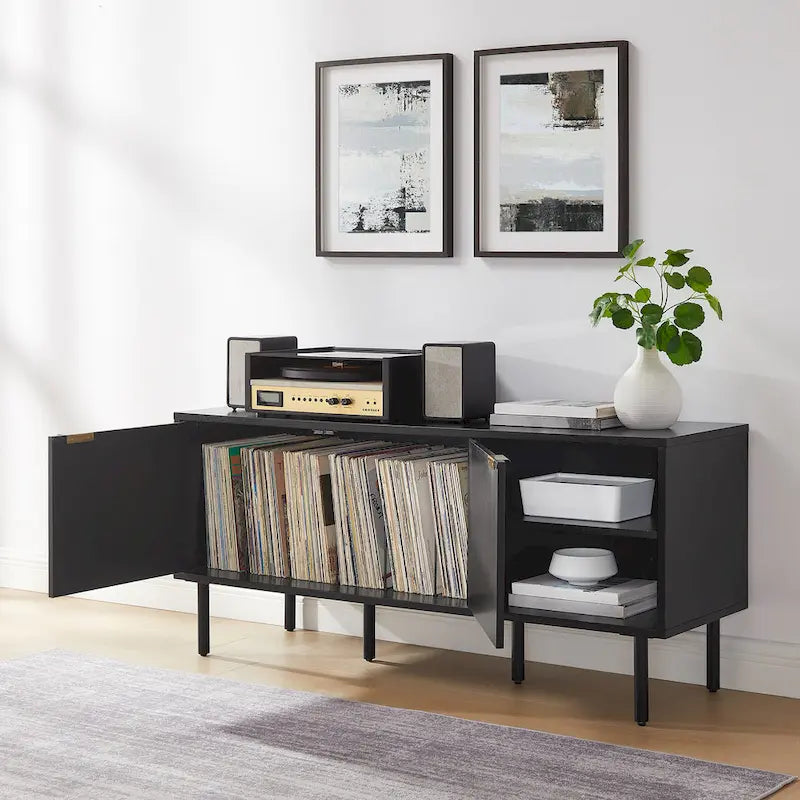 Bahut de rangement pour disques
