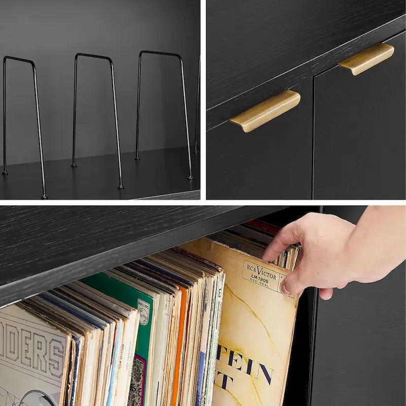 Bahut de rangement pour disques