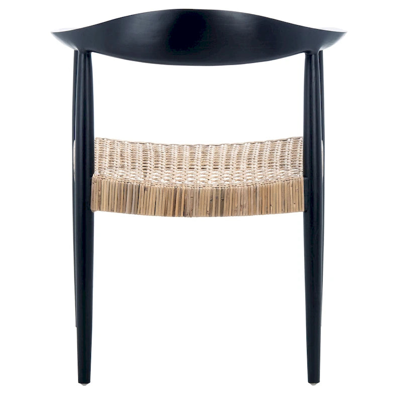 Fauteuil d'appoint en rotin pelé