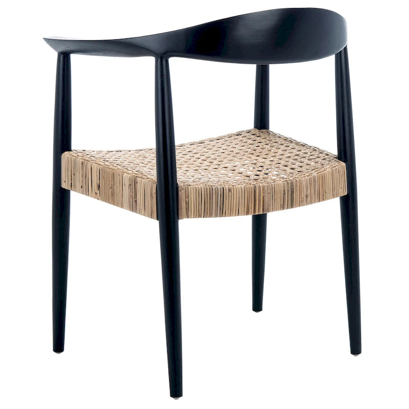 Fauteuil d'appoint en rotin pelé