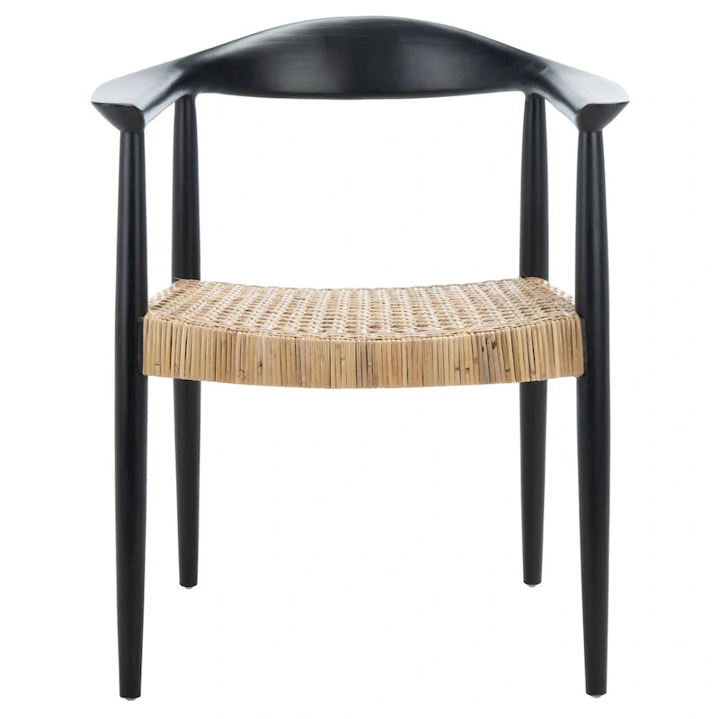 Fauteuil d'appoint en rotin pelé