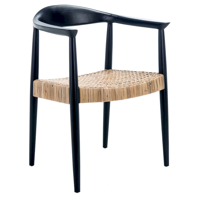 Fauteuil d'appoint en rotin pelé
