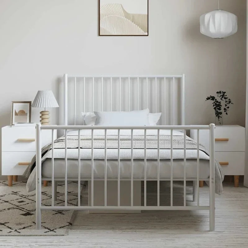 Cadre de lit en métal, sans matelas