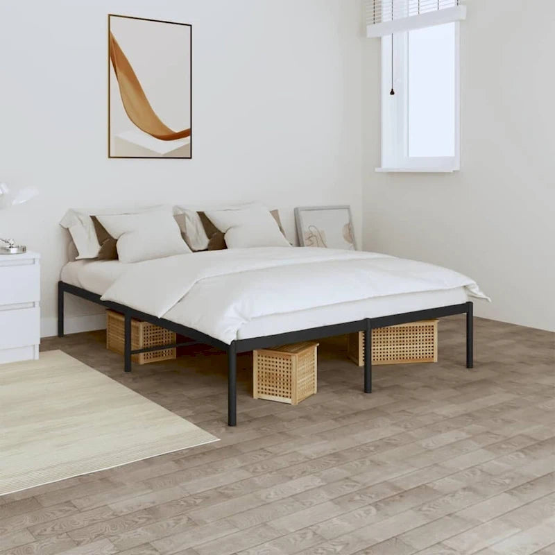 Cadre de lit en métal, sans matelas