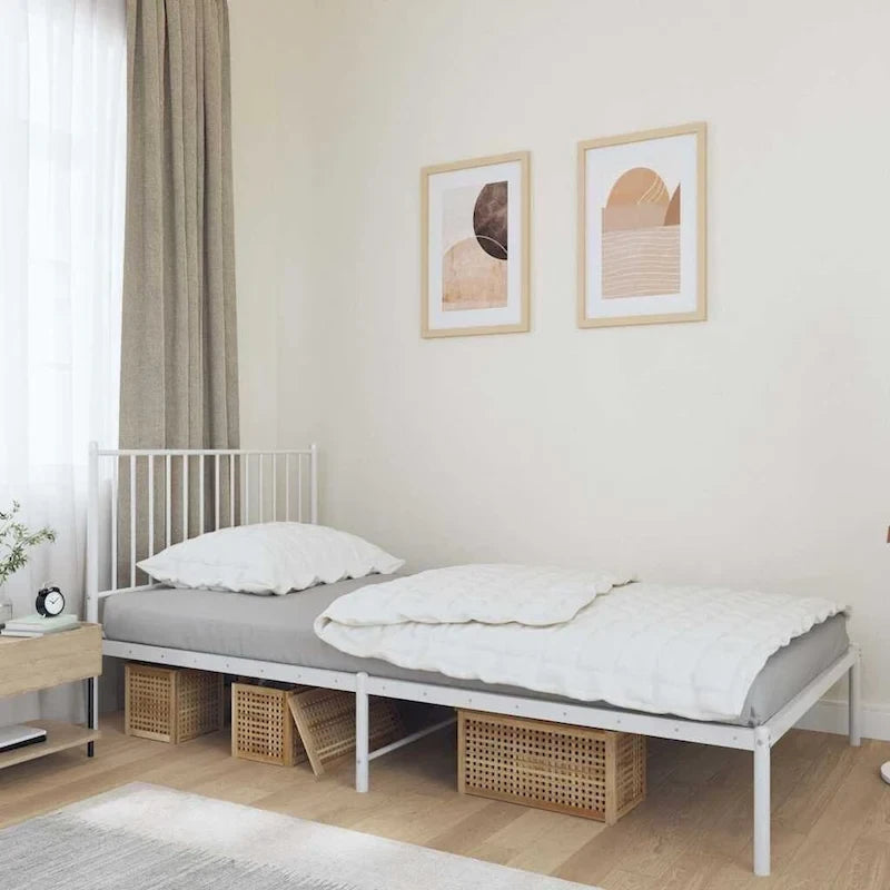 Cadre de lit en métal, sans matelas