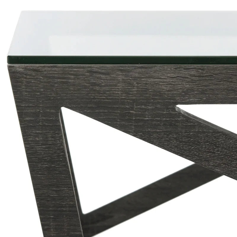 Table basse en verre du milieu du siècle