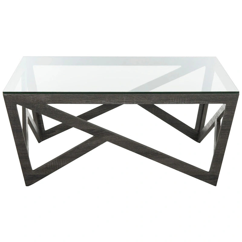 Table basse en verre du milieu du siècle
