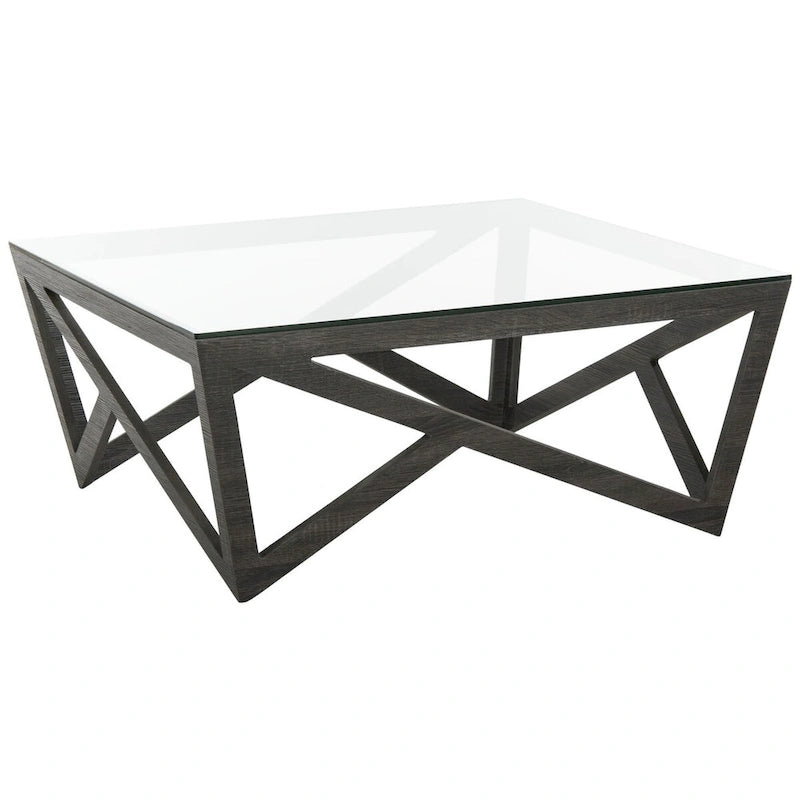 Table basse en verre du milieu du siècle