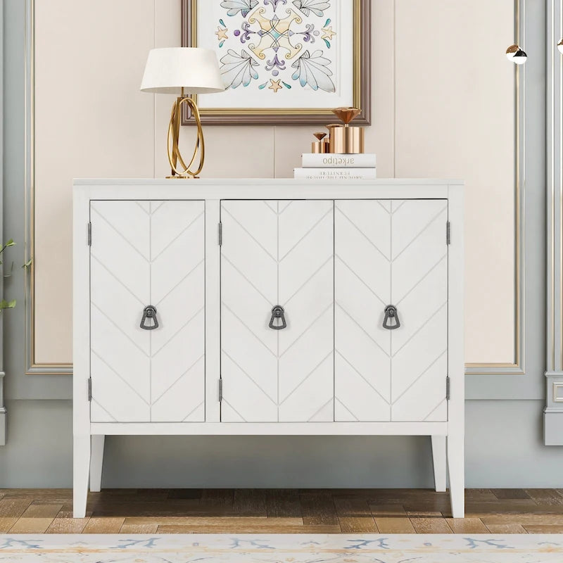 37 Bahut de cuisine de style vintage avec armoire de rangement
