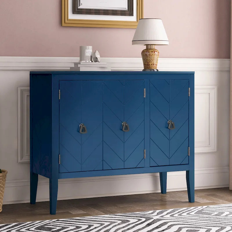 37 Vintage Style Kitchen Accent Buffet Sideboard Cabinet