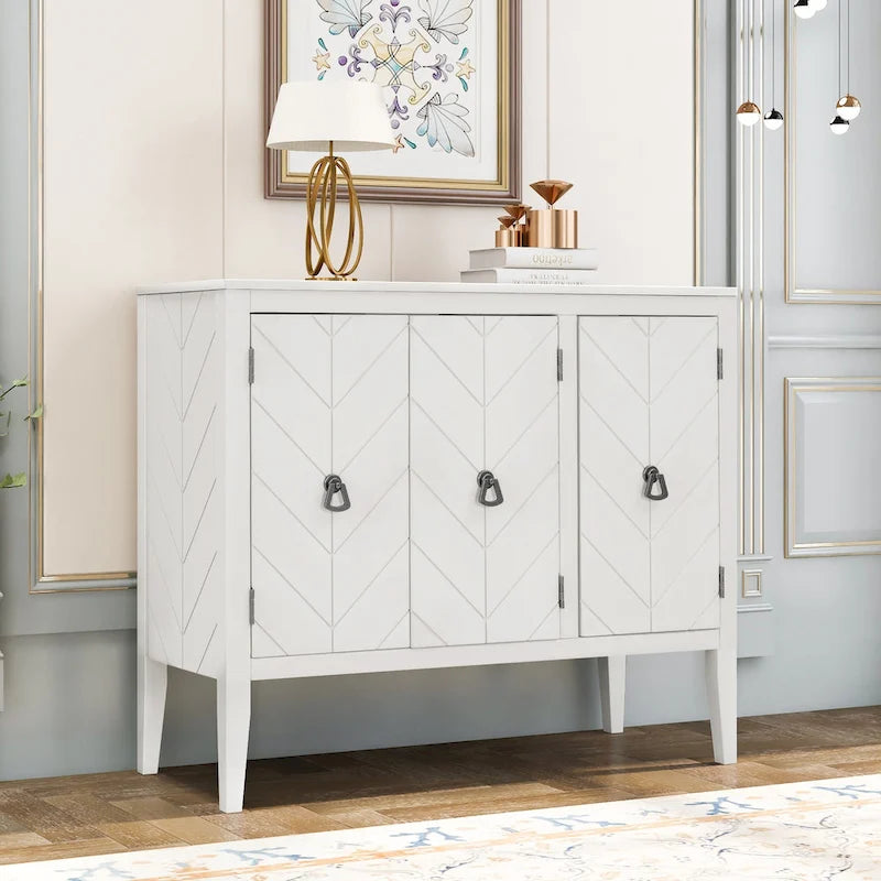 37 Bahut de cuisine de style vintage avec armoire de rangement