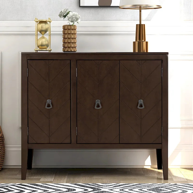 37 Bahut de cuisine de style vintage avec armoire de rangement