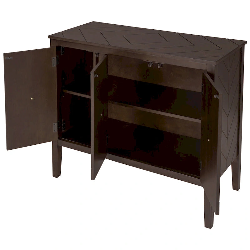 37 Bahut de cuisine de style vintage avec armoire de rangement