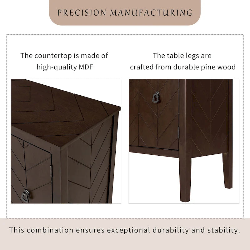 37 Bahut de cuisine de style vintage avec armoire de rangement
