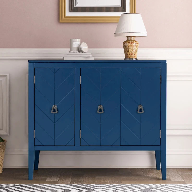 37 Bahut de cuisine de style vintage avec armoire de rangement