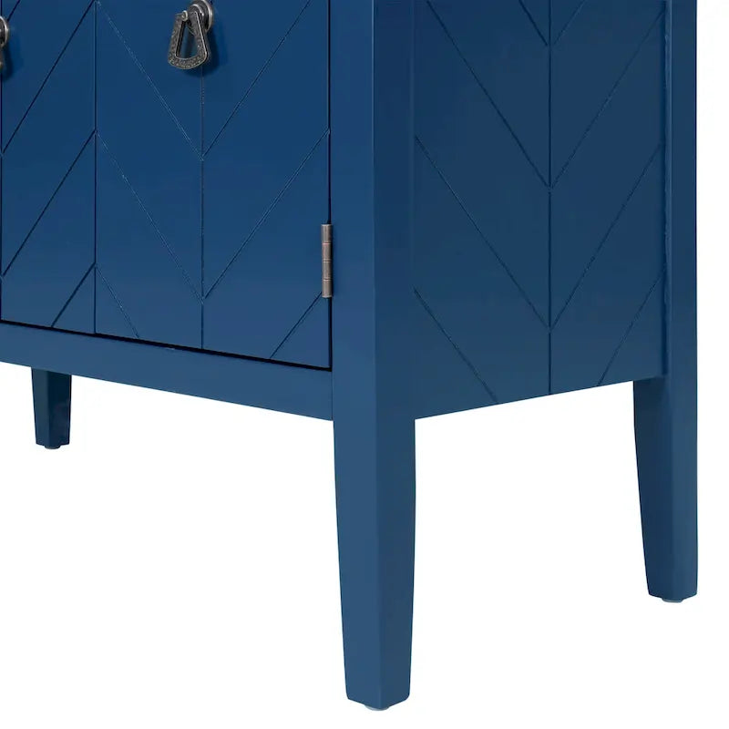 37 Bahut de cuisine de style vintage avec armoire de rangement
