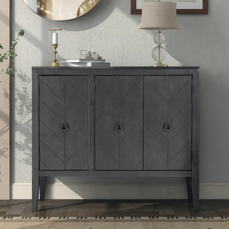 37 Bahut de cuisine de style vintage avec armoire de rangement