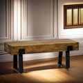 Banc de jardin avec pieds en métal