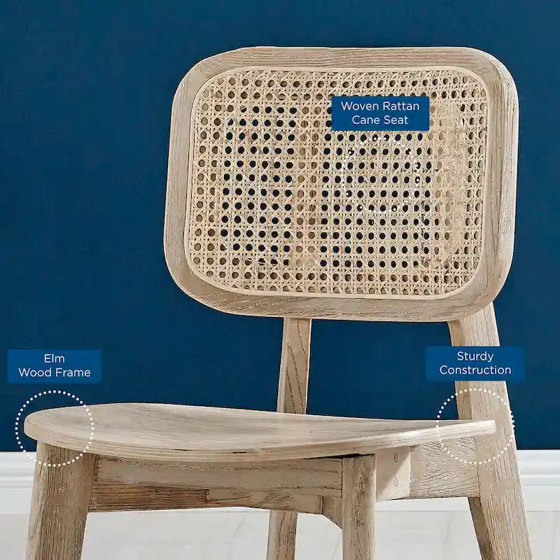 Chaise de salle à manger en bois