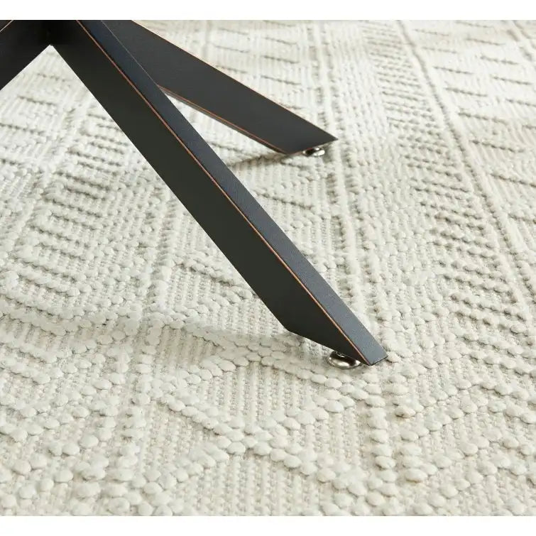 Table basse ronde avec plateau en verre